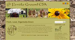 Desktop Screenshot of fertilegroundcsa.com